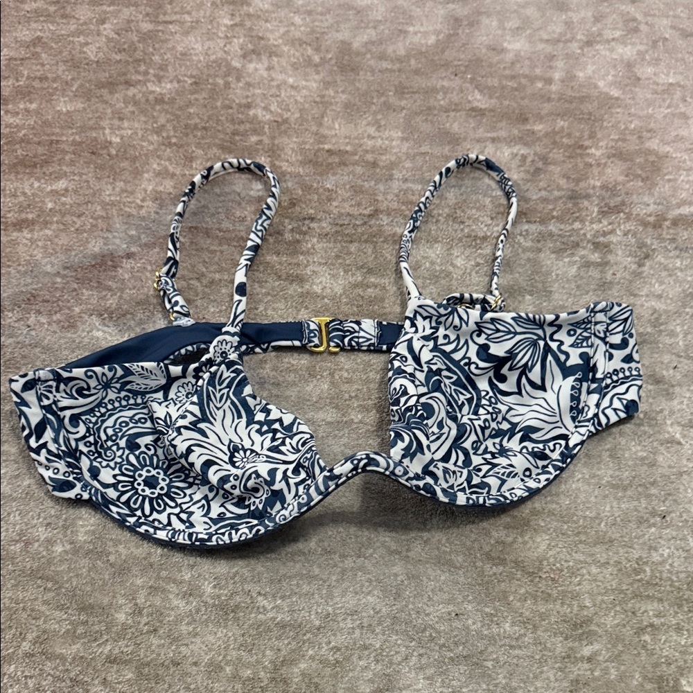 Floral Print Underwire Bikini Top